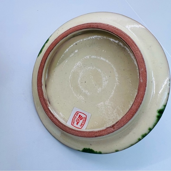 70’s VTG Mexican Pottery Pitcher Hand Painted Fish Artist Signed Folk Tropical - Picture 10 of 13